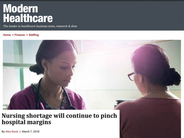 Ariticle | Nurse Shortages Strain Hospital Margins